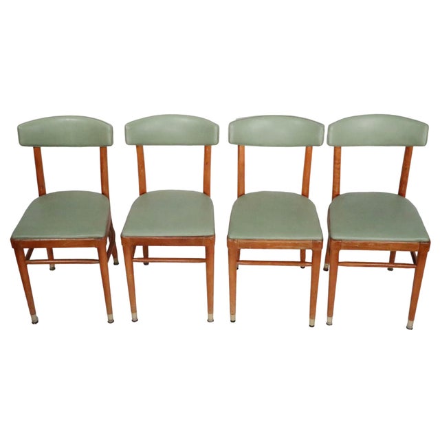 Set of Four Cafe Dining Bistro Chairs by C 1950/1970’s Chairish
