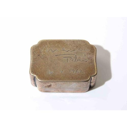 Italian Sterling Silver Presentation Box by C. Nardetti, Florence, 1962 For Sale - Image 3 of 5