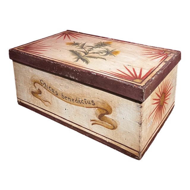 Antique Renaissance Style Italian Wood Lacquered Apothecary