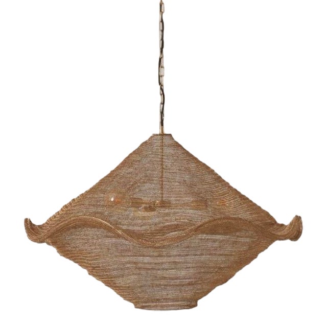 Contemporary Boho Chic Mirza Sphere Chandelier Pendant Light For Sale