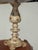 Wood Vintage French Country Table Lamp W Crackle Finish For Sale - Image 7 of 11