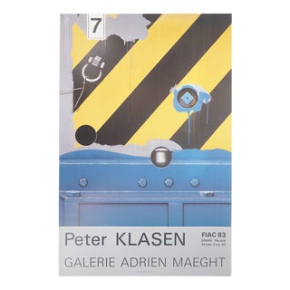 Peter Klasen, FIAC 1983, Lithograph For Sale