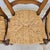 Brown Antique French Country Carved Ladder Back Rush Seat Dining Chairs, Set of 4 For Sale - Image 8 of 18