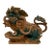 Ceramic Asian Foo Dog Sculpture For Sale
