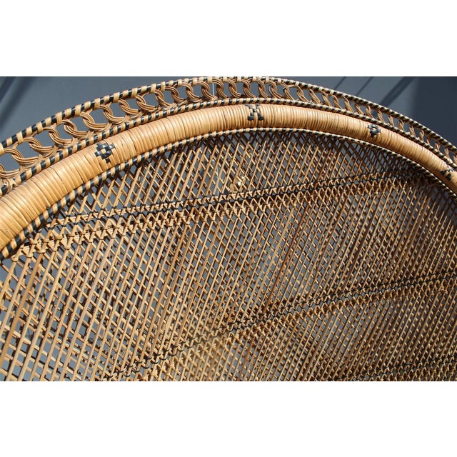 Large, very decorative and elegant chair for a beautiful garden, made around the 1950s entirely by hand by skilled Italian...