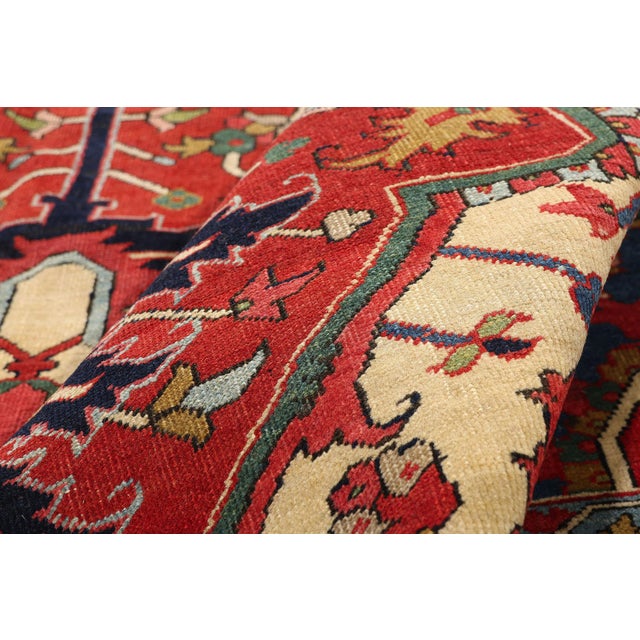 Late 19th Century Persian Serapi Rug, 12'00 X 18'04 For Sale In Dallas - Image 6 of 10