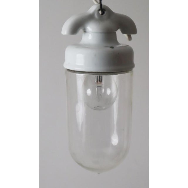 Silver Bauhaus Hand-Blown Glass Bulb Lamp, Denmark, 1930s For Sale - Image 8 of 14