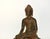 Mid 20th Century Large Antique Bronze Buddha Shakyamuni on Double Lotus For Sale - Image 5 of 18
