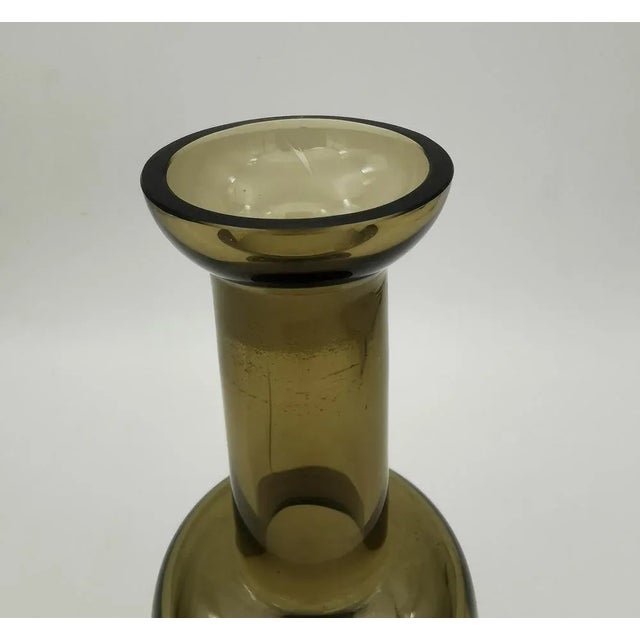 Murano Glass & Fumè Bottle or Vase, 1950s For Sale - Image 3 of 8