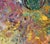 Yellow "Foundation" - Abstract Expressionist Assemblage in Acrylic on Canvas by Charles David Francis For Sale - Image 8 of 9