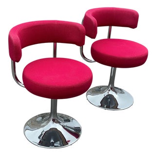 Set of Mid-Century Modern Swivel Chairs attributed to Börje Johanson for Johanson Design, 1976 For Sale