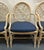 McGuire Vintage McGuire Style Cracked Ice Rattan and Rawhide Chairs- Set of 4 For Sale - Image 4 of 15