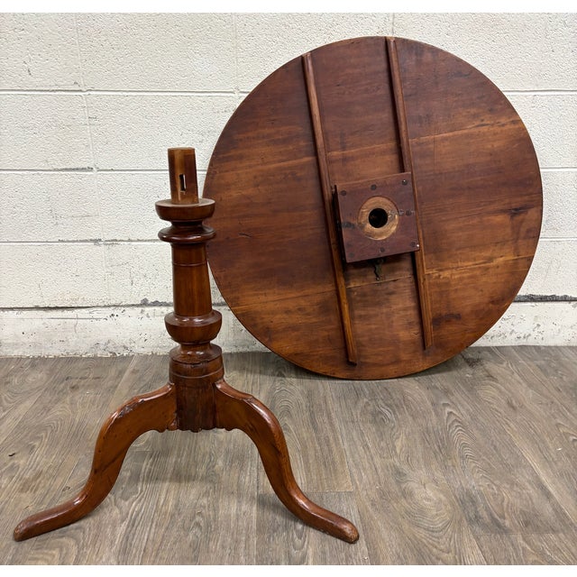 Antique 19th Century Tripod Pedestal Dining Breakfast Table For Sale - Image 9 of 9