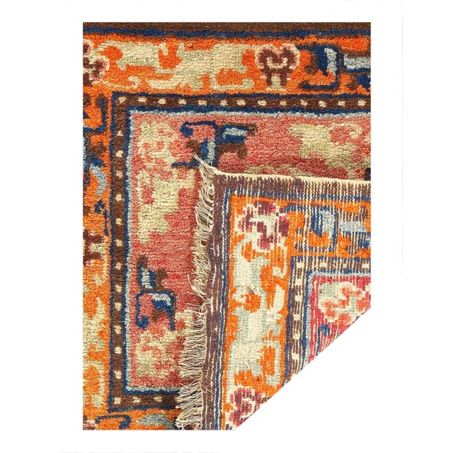 Traditional Pasargad DC Antique 18th Century Chinese Ningxia Rug For Sale - Image 3 of 3