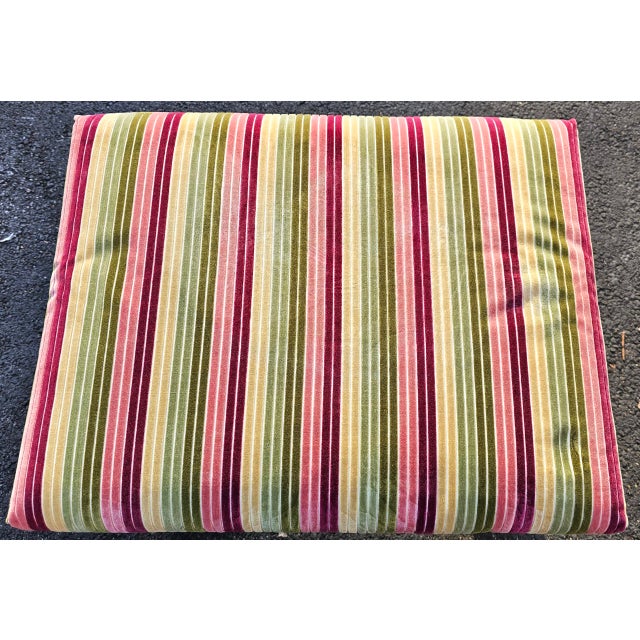 Large Late 20th Century High-Quality Bespoke Georgian Style Footstools- a Pair For Sale - Image 4 of 12