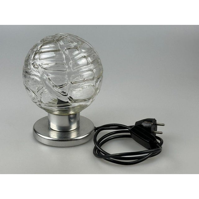 Metal Space Age Chrome & Glass Table Lamp from Doria Leuchten, 1970s For Sale - Image 7 of 18