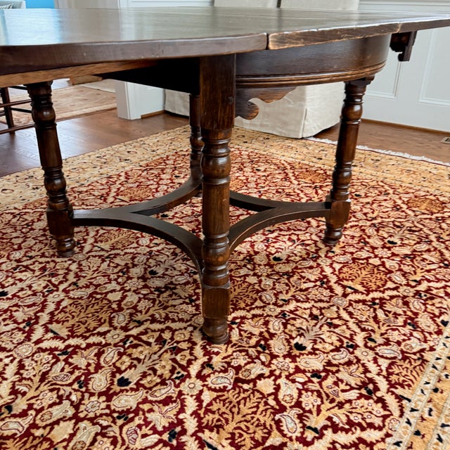 Antique Belgian Dining Table Circa 1900 For Sale - Image 10 of 12