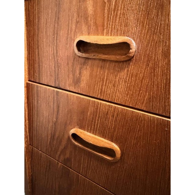 Danish Secretaire Desk in Teak For Sale - Image 5 of 7