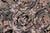 Shabby Chic Pak-Persian Black/Gray Wool Round Rug- 8'10'' X 9'0'' For Sale - Image 4 of 9