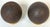 Pair Confederate Civil War Cast Iron Cannonballs with Century Ormolu Mounts For Sale - Image 9 of 18