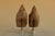 Japanese Lovebird Camphor Wood Lamp Finials on Brass Hardware - A Pair For Sale In Madison - Image 6 of 10