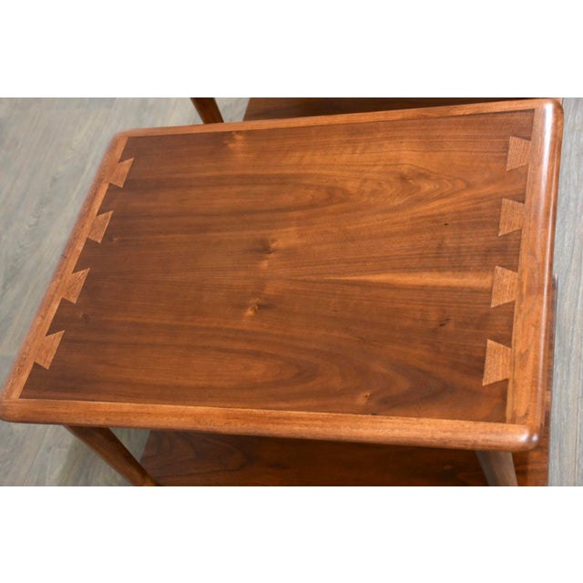 Wood 1960s Refinished Lane Acclaim End Tables - a Pair For Sale - Image 7 of 10