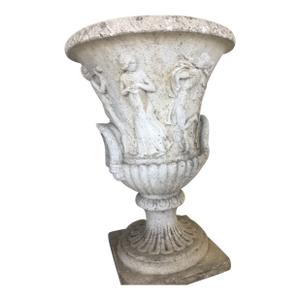 Late 19th Century Cast Stome French Garden Urn