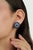 These elegant stud earrings feature 9.69 carats of royal blue sapphires set in 14K white gold. The big oval shapes...