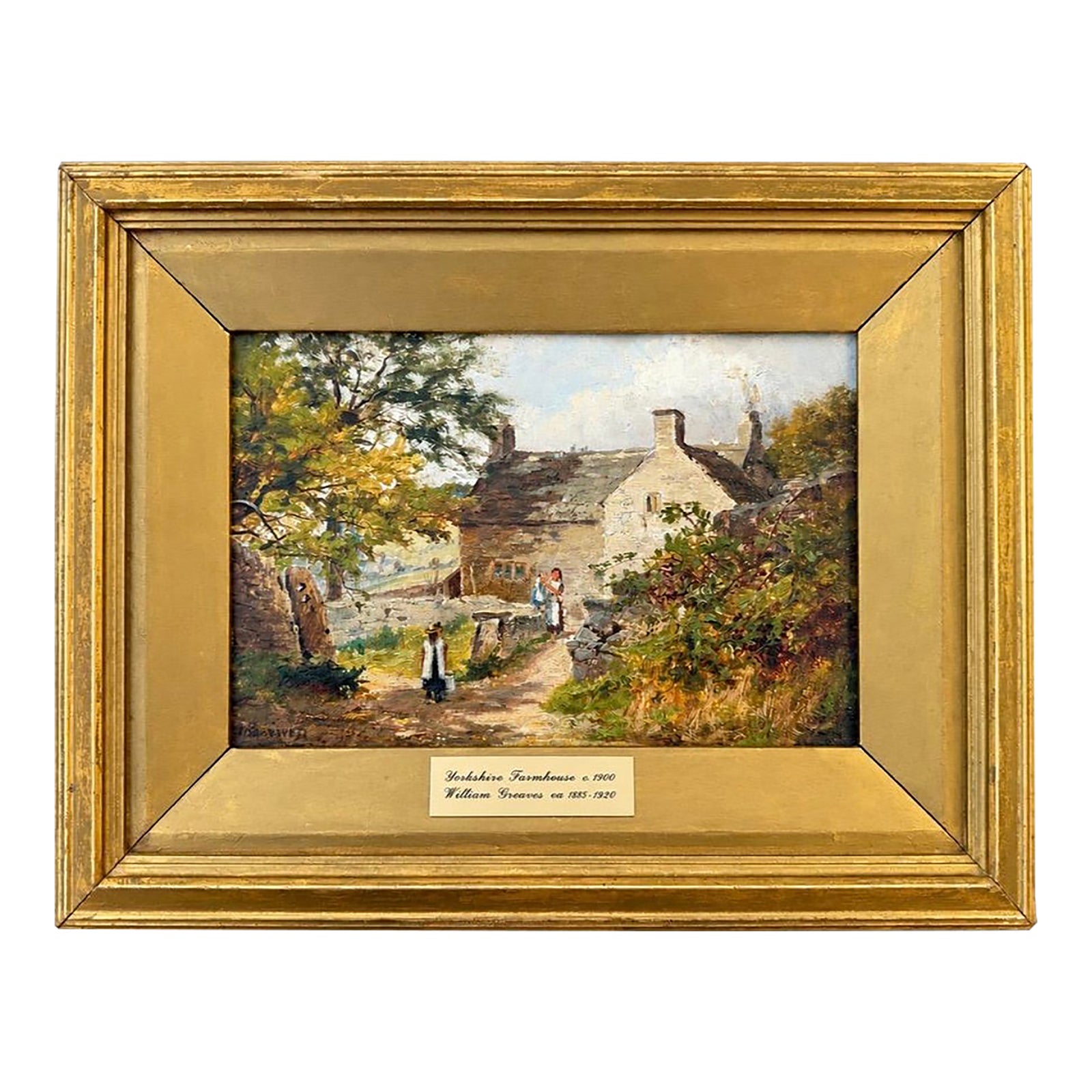 William Greaves Framed Oil Painting 