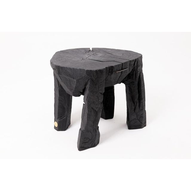 Sculptural Side Table by Logniture For Sale - Image 4 of 18