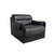 Black Leather Club Chair by Dreipunkt, 1970s For Sale - Image 15 of 15