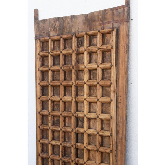 Early 1800's Jaisalmer Carved Teak Doors For Sale In Los Angeles - Image 6 of 11