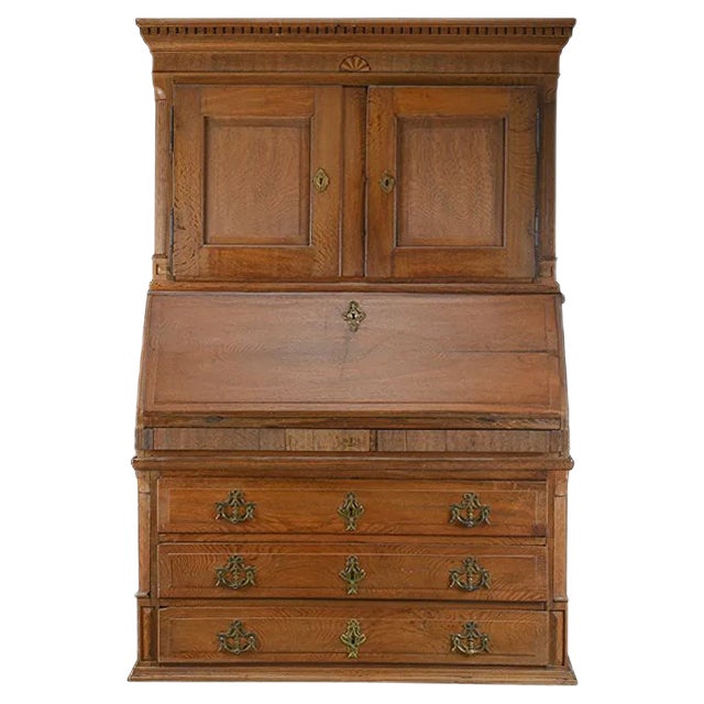 Baroque Danish Secretaire, 1800 For Sale