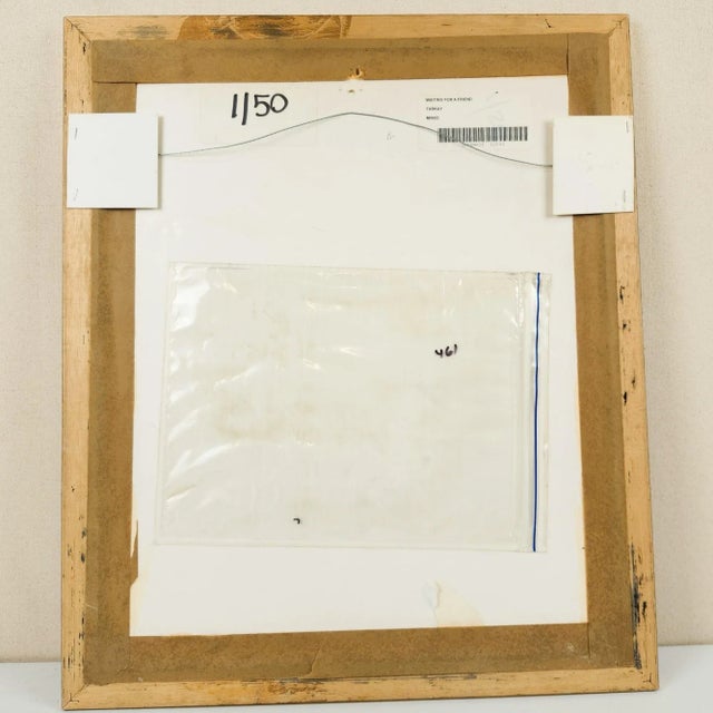 Itzchak Tarkay “Waiting for a Friend” Signed Serigraph 377/495 — Framed Limited Edition Modern Figurative Art For Sale In New York - Image 6 of 7