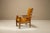 Wood Amsterdam School Reclining Armchair in Oak, the Netherlands, 1930s For Sale - Image 7 of 16