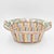 Ceramic Rose Medallion Chestnut Basket China c.1880 For Sale - Image 7 of 14