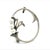 1990s Mikimoto Estate Akoya Pearl Brooch Pin Sterling Silver For Sale - Image 10 of 12