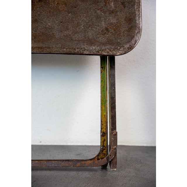 1930s Metal Bistro Table, 1930s For Sale - Image 5 of 9