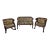 3 Piece Black Walnut Empire Revival Seating Furniture Set, American, Circa 1900, Comprising: Settee, Rocking Chair and Armchair For Sale