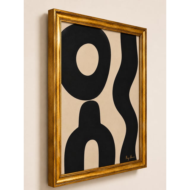 Mid-Century Modern Desert Rhythm II Modern Painting Framed by Bryan Boomershine For Sale - Image 3 of 10