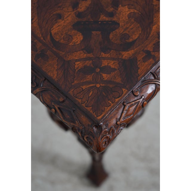 John Richard European Crossroads Inlaid Console Table For Sale - Image 4 of 12