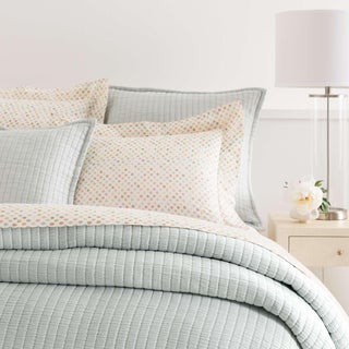 Pine Cone Hill by Annie Selke Boyfriend Sky Matelasse Coverlet, Queen For Sale