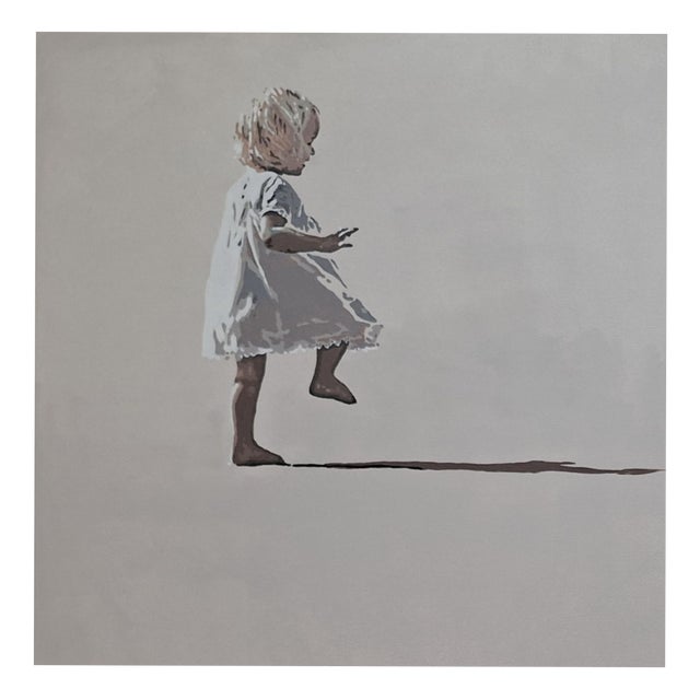 Joanna Woyda, The Beach: The First Step, 2025, Acrylic on Canvas For Sale