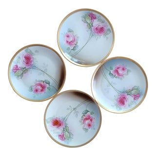 Antique Royal Munich Zeh Scherzer Zs & Co. Bread & Butter Plates- Set of 4 For Sale