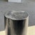 Cylindrical Side Table in Black Mango Wood, 1980s For Sale - Image 4 of 11