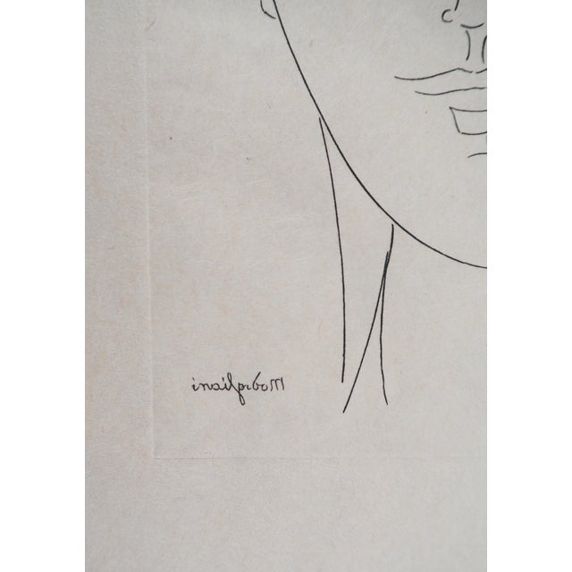 Amedeo Modigliani, Woman's Face, Engraving For Sale - Image 3 of 7