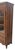 Antique 1900s French Tiger Oak Display Cabinet, Louis XV Style, Carved Glass Door Bookcase For Sale - Image 11 of 17