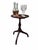 Traditional Vintage Petite Georgian Revival Mahogany Wine Table For Sale - Image 3 of 9