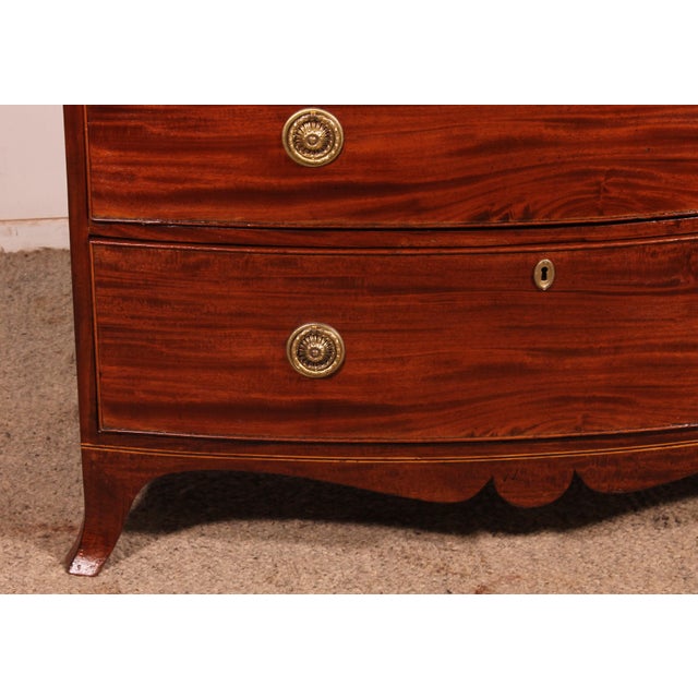 Regency Bombé Commode, 1800s For Sale - Image 5 of 14
