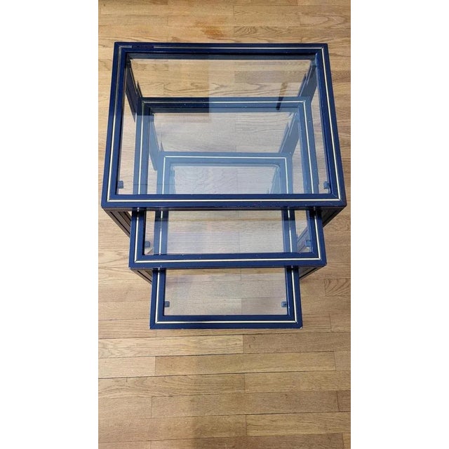 These nesting tables, designed by designer Pierre Vandel in the 1970s, are an excellent example of contemporary style....